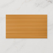 atoomcirkels - Ochre geborsteld textiel Visitekaartje (Achterkant)