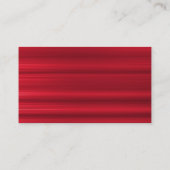 atoomcirkels - Rode borstelstructuur Visitekaartje (Achterkant)