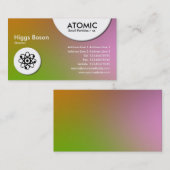 atoomcirkels - Zachte gradiënten Visitekaartje (Voorkant / Achterkant)
