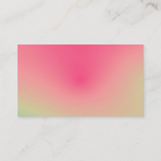 atoomcirkels - Zachte gradiënten Visitekaartje (Achterkant)