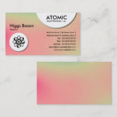 atoomcirkels - Zachte gradiënten Visitekaartje (Voorkant / Achterkant)