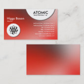 atoomcirkels - Zachte gradiënten Visitekaartje (Voorkant / Achterkant)