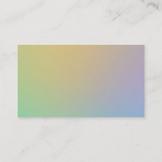 atoomcirkels - Zachte gradiënten Visitekaartje (Achterkant)