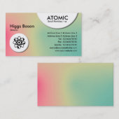 atoomcirkels - Zachte gradiënten Visitekaartje (Voorkant / Achterkant)