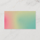 atoomcirkels - Zachte gradiënten Visitekaartje (Achterkant)