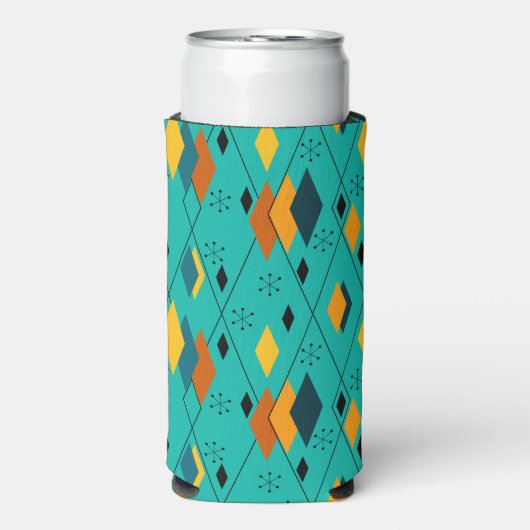 Atoomdiamanten Seltzer Blikjeskoeler (Seltzer Voorkant)