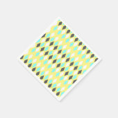 atoomdiamanten uit de middeleeuwen op geel servet (Hoek)