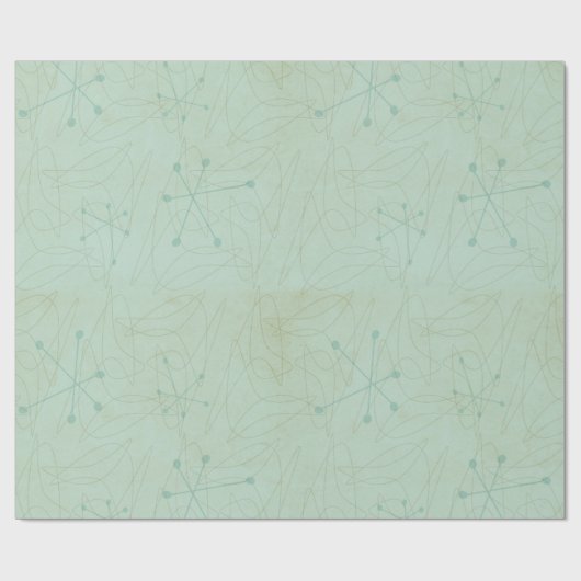  atoomdistilleerschroot uit de jaren '50 cadeaupapier (Vlak)