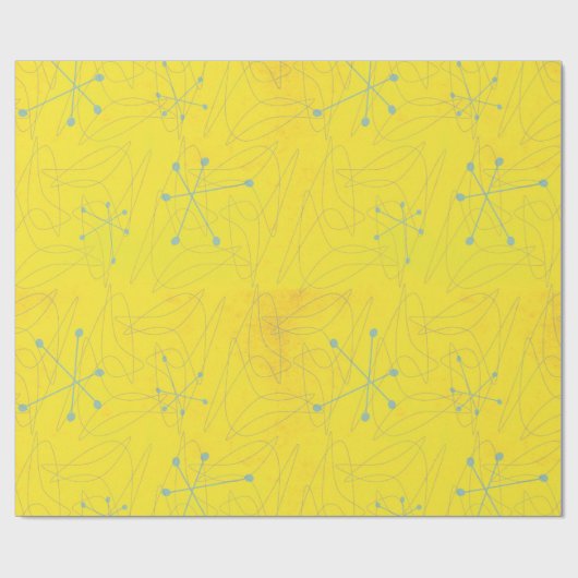  atoomdistilleerschroot uit de jaren '50 cadeaupapier (Vlak)