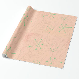  atoomdistilleerschroot uit de jaren '50 cadeaupapier