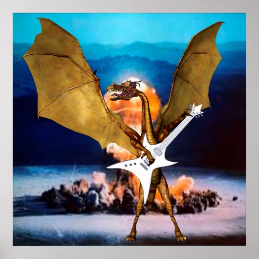 atoomdraak poster (Voorkant)