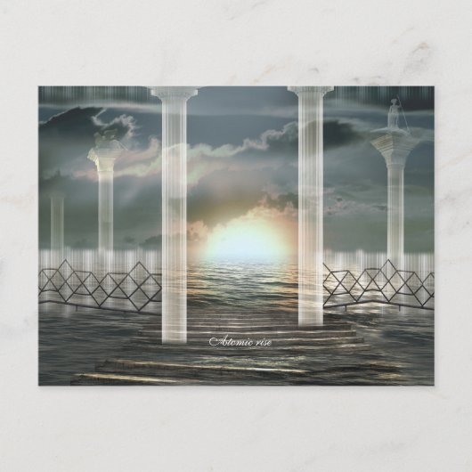 Atoomenergie Briefkaart (Voorkant)