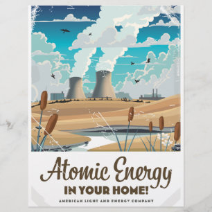 Atoomenergie Commercieel Briefhoofd