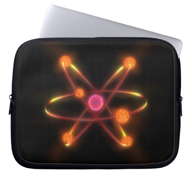 Atoomenergie Laptop Sleeve (Voorkant)