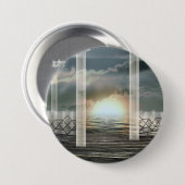 Atoomenergie Ronde Button 7,6 Cm (Voorkant /achterkant)