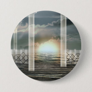 Atoomenergie Ronde Button 7,6 Cm