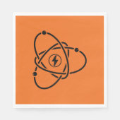 Atoomenergie Symbool Wetenschap en Technologie Servet (Voorkant)