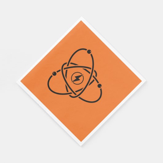 Atoomenergie Symbool Wetenschap en Technologie Servet (Hoek)