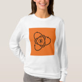 Atoomenergie Symbool Wetenschap en Technologie T-shirt (Voorkant)