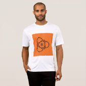 Atoomenergie Symbool Wetenschap en Technologie T-shirt (Voorkant volledig)