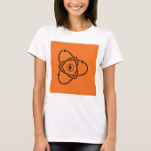 Atoomenergie Symbool Wetenschap en Technologie T-shirt (Voorkant)