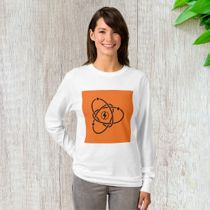 Atoomenergie Symbool Wetenschap en Technologie T-shirt