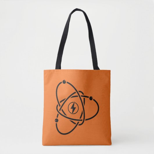 Atoomenergie Symbool Wetenschap en Technologie Tote Bag (Voorkant)