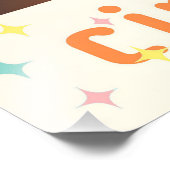 atoomfuturistische printplaat martini foto afdruk (Hoek)