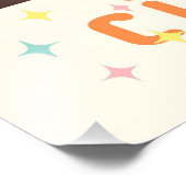 atoomfuturistische printplaat martini foto afdruk (Hoek)