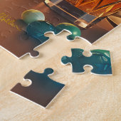 atoomfuturistische printplaat martini legpuzzel (Zijkant)