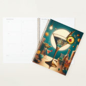 atoomfuturistische printplaat martini planner (Display)