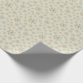 atoomgeïnspireerd middenpatroon cadeaupapier (Hoek)