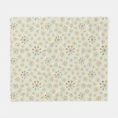 atoomgeïnspireerd middenpatroon fleece deken (Voorkant (Horizontaal))