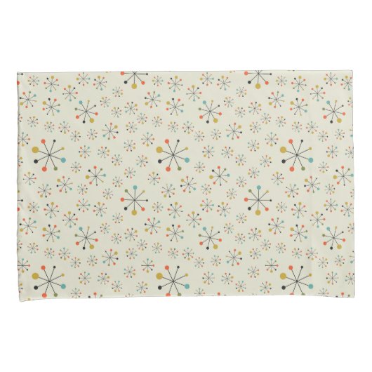 atoomgeïnspireerd middenpatroon kussensloop (Voorkant-Rechts)