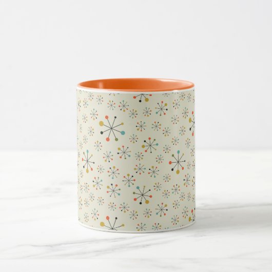 atoomgeïnspireerd middenpatroon mok (Midden)