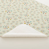 atoomgeïnspireerd middenpatroon sherpa deken (3/4)