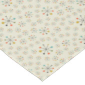 atoomgeïnspireerd middenpatroon tafelkleed (Gekanteld)