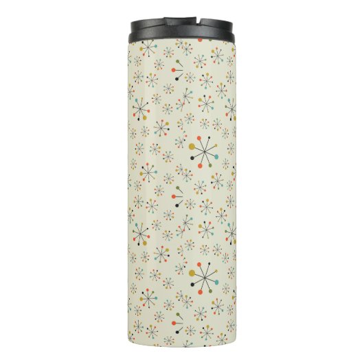 atoomgeïnspireerd middenpatroon thermosbeker (Achterkant)