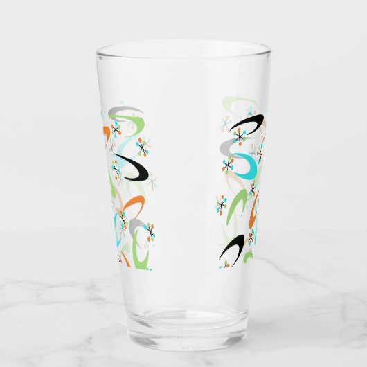 atoomglas uit de middeleeuwen glas (Links)