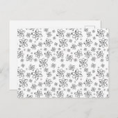 atoomgrijspatroon atomaire-leeftijdsklasse briefkaart (Voorkant / Achterkant)