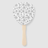 atoomgrijspatroon atomaire-leeftijdsklasse handwaaier (Achterkant)