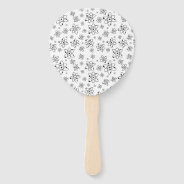 atoomgrijspatroon atomaire-leeftijdsklasse handwaaier