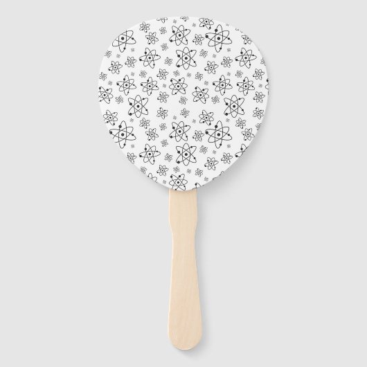 atoomgrijspatroon atomaire-leeftijdsklasse handwaaier (Voorkant)