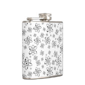 atoomgrijspatroon atomaire-leeftijdsklasse heupfles (Rechts)