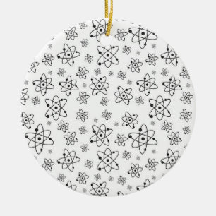 atoomgrijspatroon atomaire-leeftijdsklasse keramisch ornament