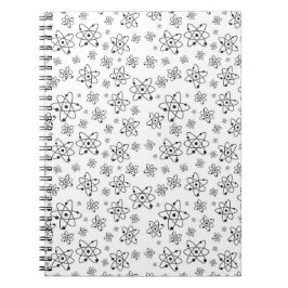 atoomgrijspatroon atomaire-leeftijdsklasse notitieboek