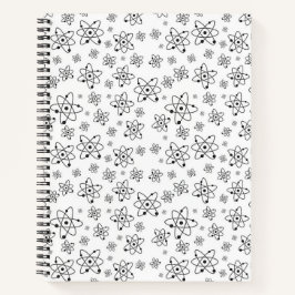 atoomgrijspatroon atomaire-leeftijdsklasse notitieboek