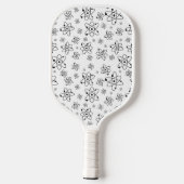 atoomgrijspatroon atomaire-leeftijdsklasse pickleball paddle (Achterkant)