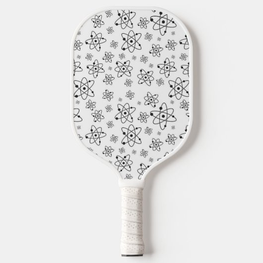 atoomgrijspatroon atomaire-leeftijdsklasse pickleball paddle (Voorkant)