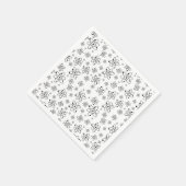 atoomgrijspatroon atomaire-leeftijdsklasse servet (Hoek)